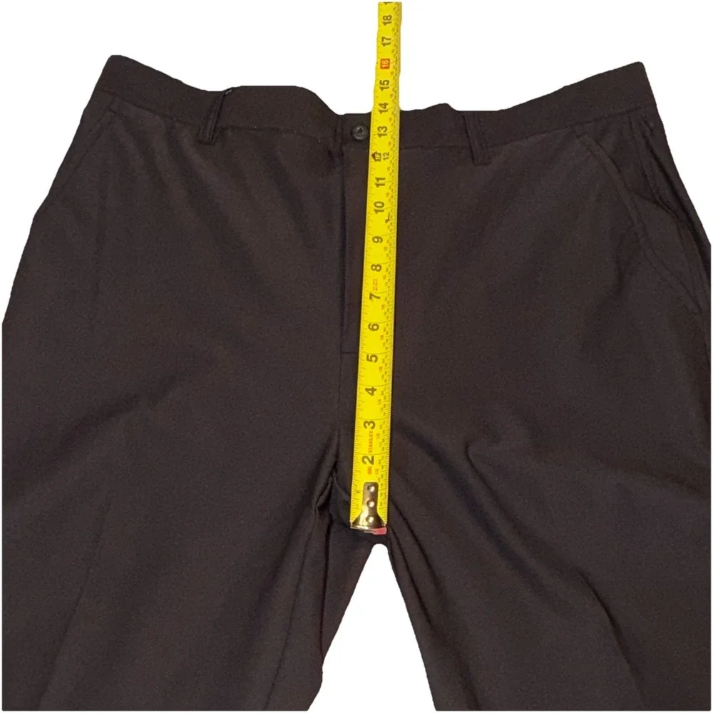 FootJoy Men's Black Sport Golf Pants 36 X 32 Black Pleated Performance Travel‎